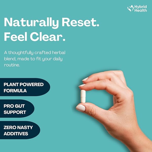 Hybrid Health Colon Cleanse | Rapid 14 Day Detox Supplement for Men & Women | Gut Health | Non GMO Gut Cleanse - Image 3