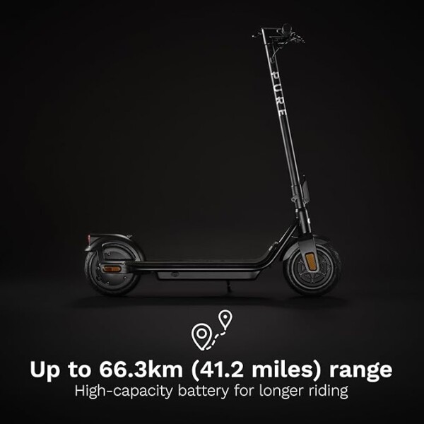 Pure Air Electric Scooter Adult, Lightweight Foldable Electric Scooters, E Scooter with 10" Tubeless Tyres - Image 3