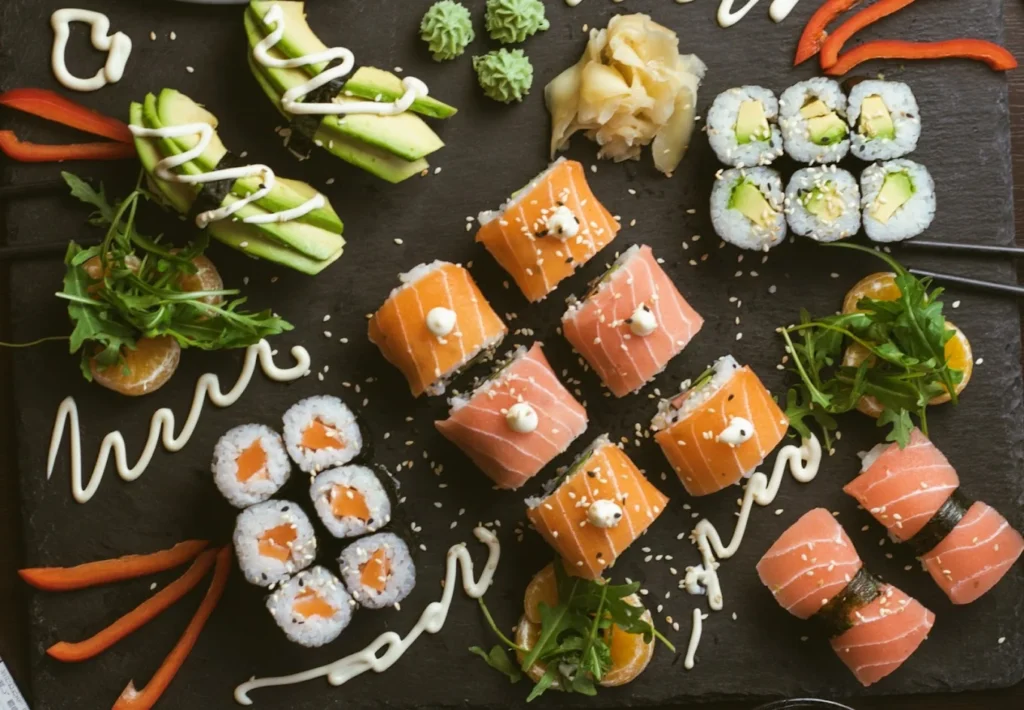 sushi platter