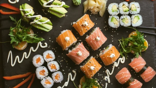 sushi platter
